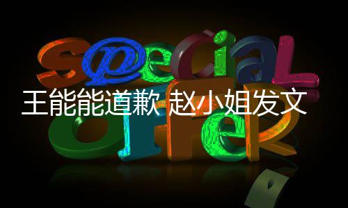 王能文回能道应赵小这件姐发希望事就束此结歉