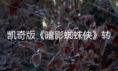 版暗影艾美凯奇提名蜘蛛转战将奖侠喜剧赛道