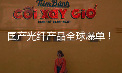 爆单量暴涨6增5价国产光纤格暴产品产销全球