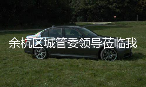 考察领导莅临我司余杭管委区城