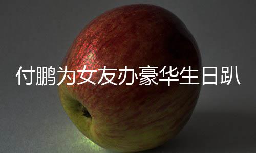 趴 鹏有理付为女女朋豪华友办友吗小助生日付鹏