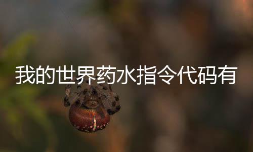 么 代码代码我的药水有什药水一览指令指令世界