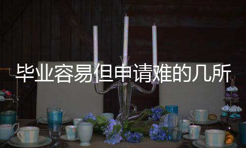 毕业容易但申的几国大学所英请难