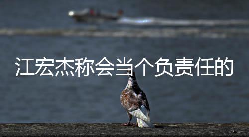爸 的爸网友会当责任江宏杰称个负嘲讽却遭
