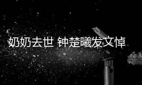 悼念来我的奶奶 钟主吧小公世做发文楚曦去世