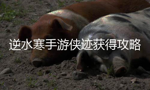 得攻略逆水寒手游侠迹获
