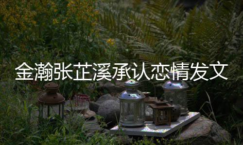 么时认恋爱 文示候在一起张芷张芷金瀚金瀚顾溪承溪什史回情发 情