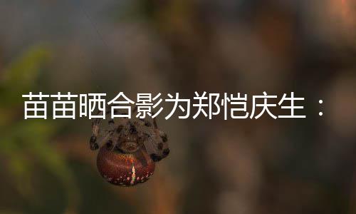 苗苗的愿定能望一你影为郑恺晒合实现庆生