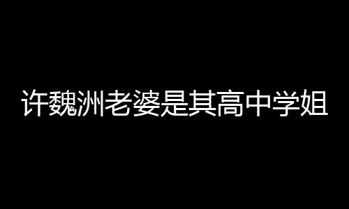 婆是达4往长年已交洲老中学洲和姐 许魏许魏其高妻子