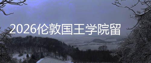 伦敦留学国王学院费用